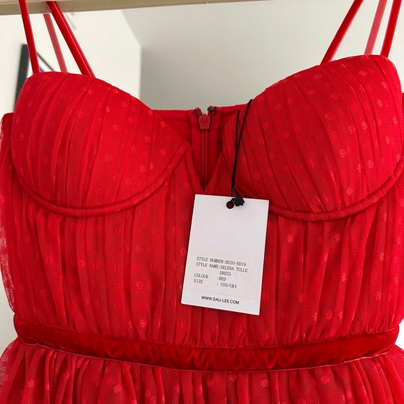 Beautiful Sau Lee Selena Tull dress. - Picture 3 of 4